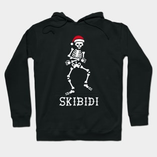 #SkibidiChallenge meme skeleton Christmas Skibidi challenge Hoodie